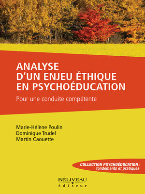 cover image of Analyse d'un enjeu éthique en psychoéducation
